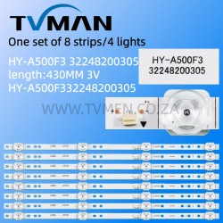 HX-203A50D LED STRIPS 32248200305 44.0049C8.48001 50C8 49C8 50INCH 4LED 3V 430MM