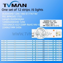 KJ65D06-ZC22AG-03\03A\03E  303KJ650034A 65INCH 6LED 621MM 3V