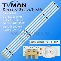APPLICABLE SAMSUNG UA32F4088AR LED LIGHT 2013SVS32H D2GE-320C0-R3 32INCH 9LED 650MM 3V