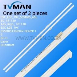 APPLICABLE LG 55SM8100PCB 55sm8600 LED LIGHT SSC_LGE_19Y_55SM85_66LED_18 55INCH 66LED 60.3CM 6V