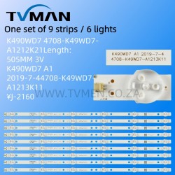 4708-K49WD7-A1213K11/K21 K490WD7 A1 49INCH 505MM 6LED 3V