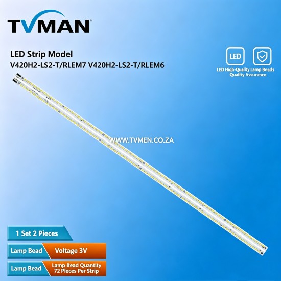 V420H2-LS2-TREM6TLEM7 42INCH 72LED 3V 540MM