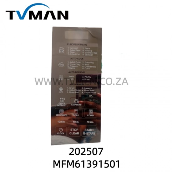 MICROWAVE TOUCHPAD MFM61391501