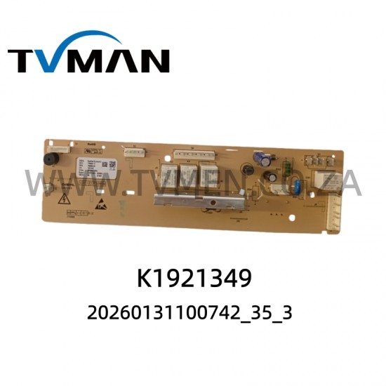 HISENSE WASHING MACHINE PC BOARD K1921349-20260 131100742_35_3