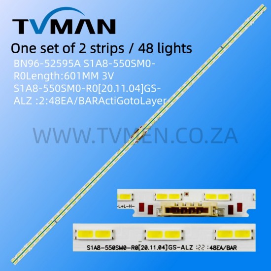 APPLICABLE SAMSUNG LED STRIPS BN96-52596A 55INCH 48LED 3V