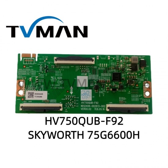 SKYWORTH 75G6600 T KON BOARD HV750QUB-F92