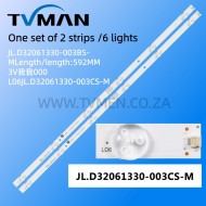APPLICABLE HISENSE LED32N2000 LED STRIPS  JL.D32061330-003BS-M