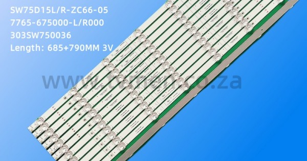 75G51 75A3 75G25 303SW750036 SW75D15L-ZC66AG-05 SKYWORTH LED STRIPS ...