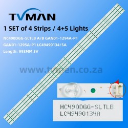 APPLICABLE TO LG 49UF6400-CA GAN01-1255A-P1 NC490DGG-AAFX1-41CA 49INCH 9LED 3V