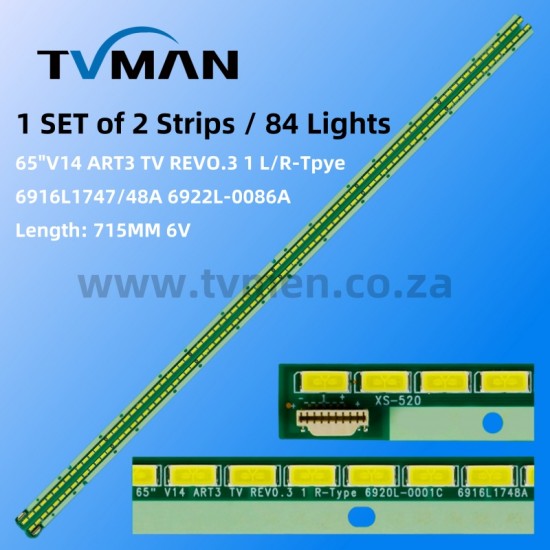 APPLICABLE LG 65UB9500-CA 65UB9300 65'' V14 ART3 TV 6920L-0001C