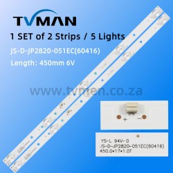 28L17 JS-D-JP2820-051EC 28INCH 5LED 6V 49CM