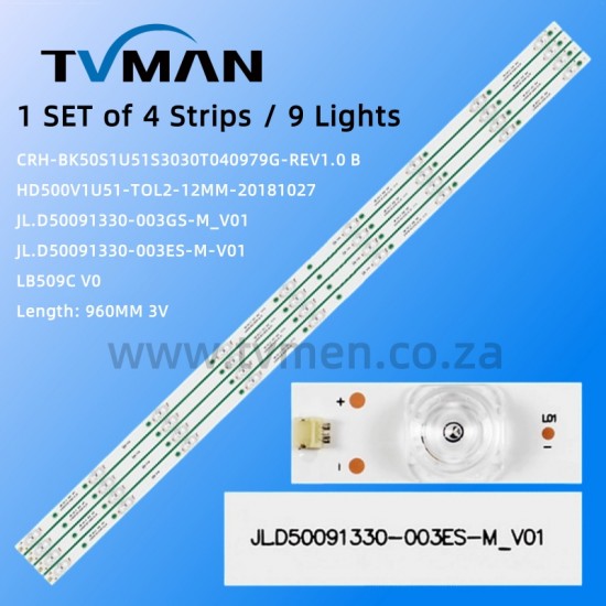 Applicable Hisense HZ50A57 50V1A HZ50A55 led light JL.D50091330-003ES-M/GS-M