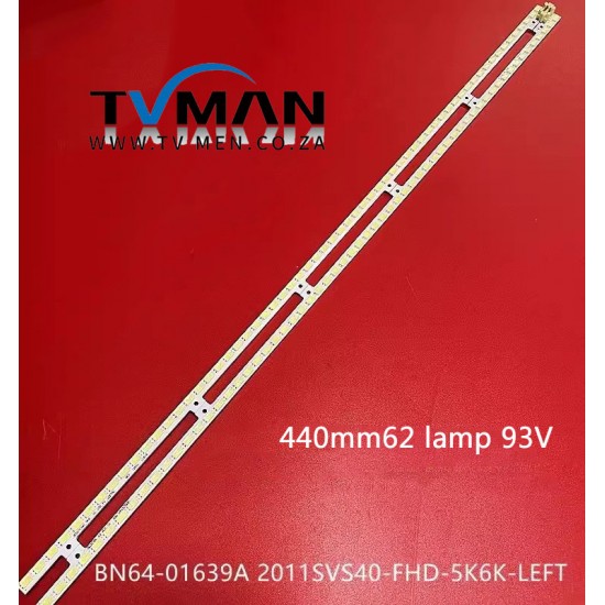 Samsung UA40D5000PR TV Light Bar 2011SVS40-56K-H1-1CH-PV BN64-01639A