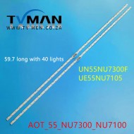 Samsung UE55NU7100 UN55RU7100 UA55NU7100 UN55NU7200 55NU7300 Light Bar