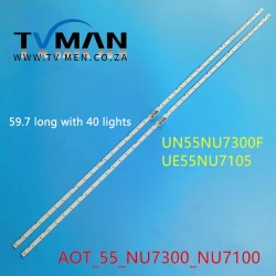 Samsung UE55NU7100 UN55RU7100 UA55NU7100 UN55NU7200 55NU7300 Light Bar