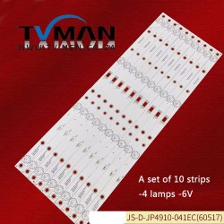 Lehua 49AX3000 light strip JS-D-JP4910-041EC light strip 4 lights 10 LCD TV LED light strips