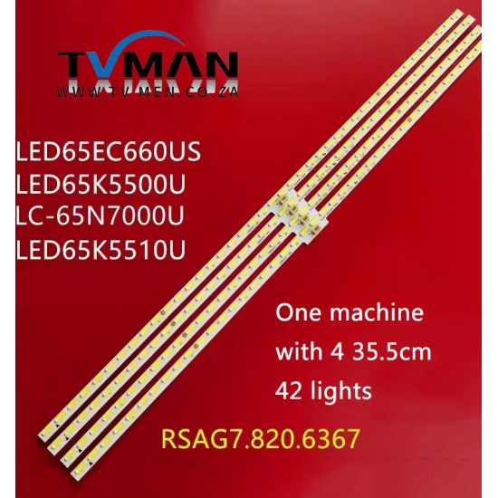 Hisense Led65K5500U Led65EC660US Led65K5510U Light Bar RSAG7.820.6367