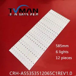Suitable for 55 inch CRH-A553535120674NREV1.0 I B light strip LCD TV with 12 strips and 6 backlights