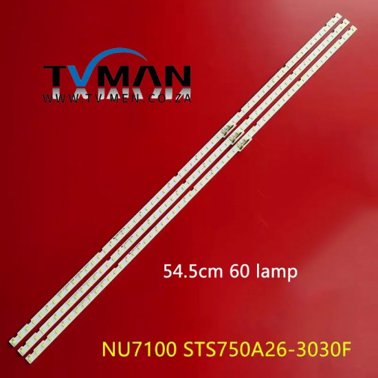 Samsung UE75NU7105 UE75NU7102 Lamp Strip STS750A26_2030F BN96-46078A Lamp Tube