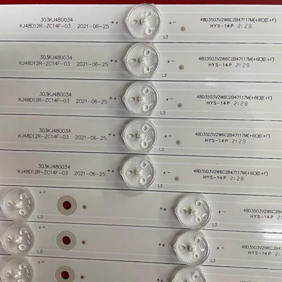 Jinzheng MK-8188 KJ48D12R-ZC14F-03 KJ48D12L-ZC14F-03 LCD LED light strip