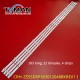 UNIVERSAL LU55G61 light strip CRH-ZS55D5P303012048BKREV1.0 light strip 12 light recesses 4 pieces