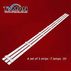 Applicable to Skyworth 43H5 43S750U PPTV A43 light strip MS-L2691 V2 light strip backlight 7 lights 3 lights