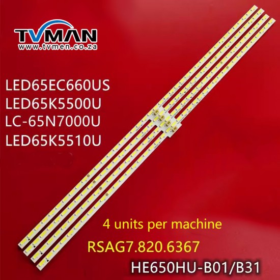 Hisense LC-65N7000U backlight strip LED 65K5500U light strip 5100U screen HE650HU-B01