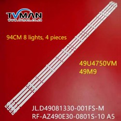Skyworth 49 inch RF-AZ490E30-0801S-10 A5 A4 light strip JL D49081330-001FS-M