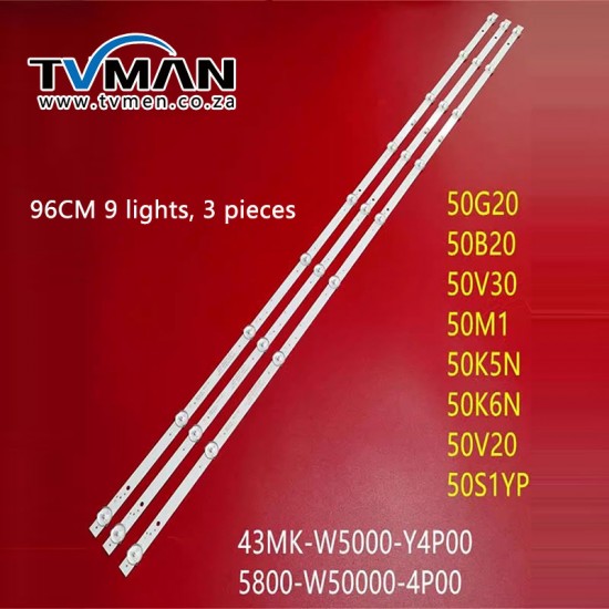 Applicable to Skyworth 50G20, 50B20, 50V30, 50M1, 50K6/5N light strip 5800-W50000-4P00