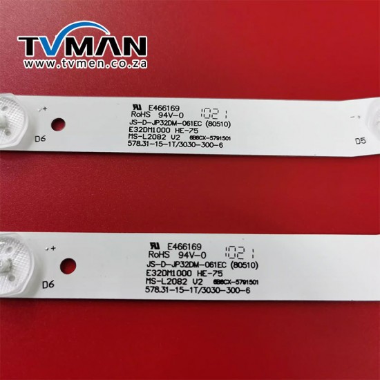 Applicable to Lehua 32L1 light strip JS-D-JP32DM-061EC (80510) E32DM1000 HE-75 TV