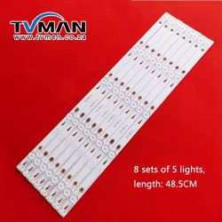 Applicable to TCL L50F3800A light strip T0T-50D2700-8X5-3030C-5S1P 4C-LB500T-YH