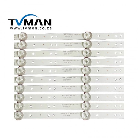 Applicable to Skyworth 58G2A 58G3 58K5D light strip APT-LB17038-58G3-1.2 backlight LED
