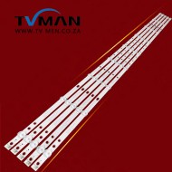 UNIVERSAL backlight strip DLED55GC 5X9 0003 aluminum substrate 5 strips 9 lights