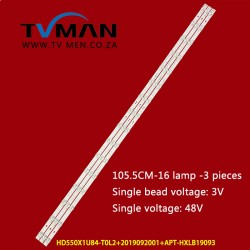 Hisense 55 Backlight HD550X1U84-T0L2+2019092001+APT-HXLB19093 Light Bar TV