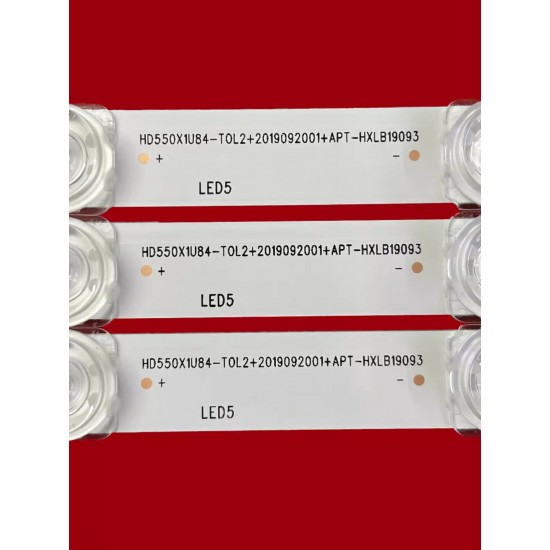 Hisense 55 Backlight HD550X1U84-T0L2+2019092001+APT-HXLB19093 Light Bar TV