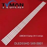 Applicable to T15509DLEDDS light strip DLED55HD 5X9 0001 DLED55HD 5X9 0005 LCD
