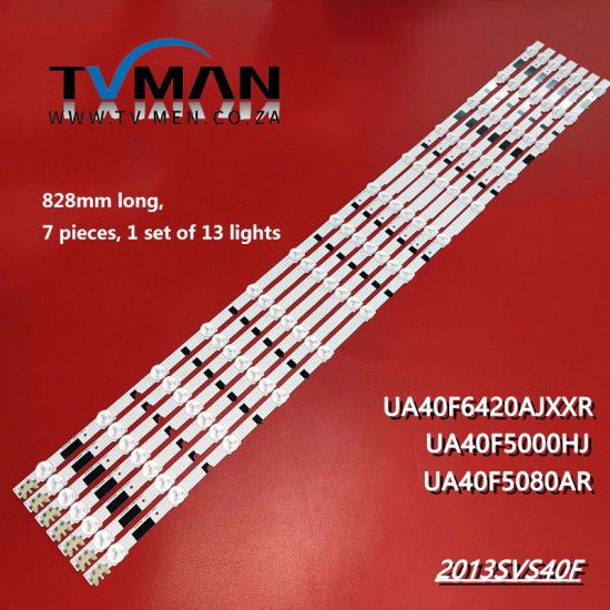 Suitable for Samsung UE40F6770 UE40F6650 UE40F6645 D2GE-400SCA-R3 7 13 lights