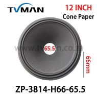 12 INCH Speaker Cone Paper ZP-3814-H66-65.5 