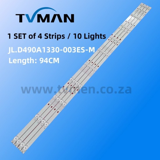 APPLICABLE HISENSE 49A55 HX49N2176F LED LIGHT JL.D490A1330-003BS-M 49INCH 10LED 3V