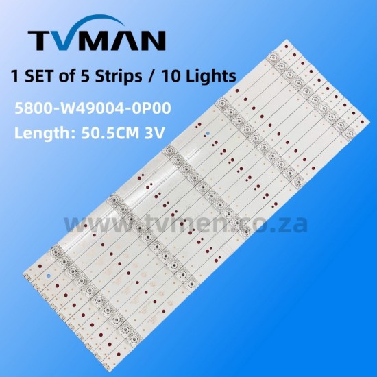 APPLICABLE SKYWORTH 49G6 LED LIGHT 7779-64900-D160/D100 APT-LB15045 49INCH 5LED 3V