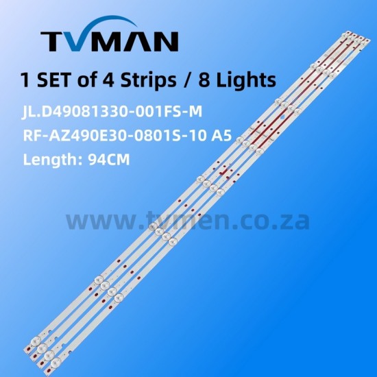 SKYWORTH SINOTEC 49L3750VM RF-AZ490E30-0801S-10 JL.D49081330-001 8LED 3V