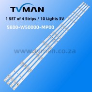 UNIVERSAL 50INCH 10LED 3V 5800-W50000-MP00 VER1.0 5800-W50G3A-0P00