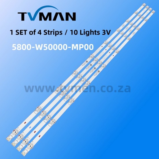SKYWORTH 50G51 LED STRIPS 5800-W50000-MP00 VER1.0 5800-W50G3A-0P00  50INCH 10LED 3V