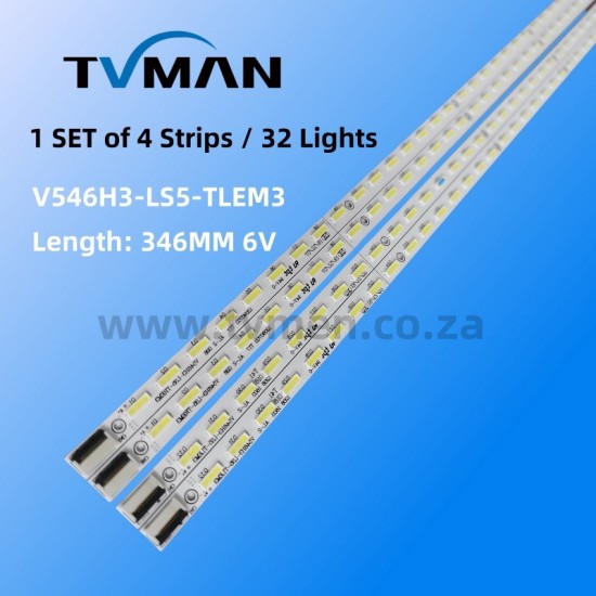 SKYWORTH SINOTEC 55E550E LED STRIPS  4A-D070926 V546H3-LS5-TLEM3 V546H3-LS5-T