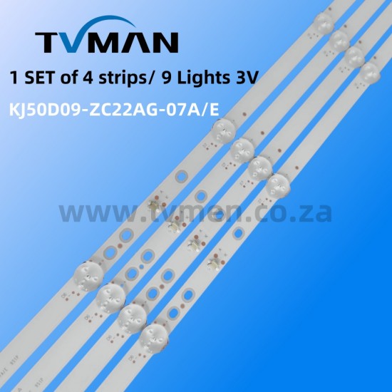 KJ50D09-ZC22AG-07A 5OINCH 9LED 3V