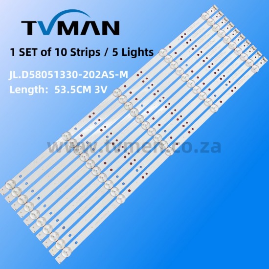 SKYWORTH 58V20 58K5D 58G2A 58F5 5835-W58000-1P00 58INCH 5LED 3V