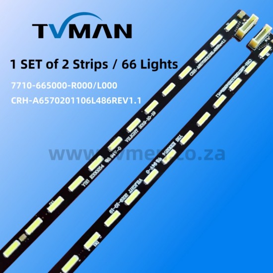 SKYWORTH 65E510E 1555-R6500000LT CRH-A6570201106L486REV1.1 65INCH 66LED 3V