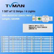 65INCH 6LED 3V 65S1 65R6E1 LB65084 LB6507M V0 HD650V1U71-T0L1B  