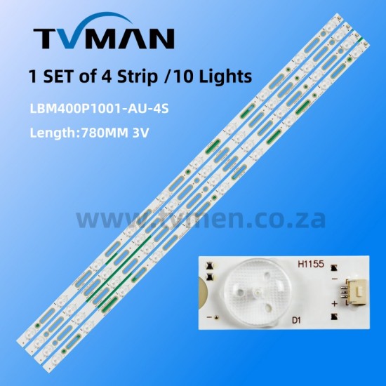 APPLICABLE HISENSE LED40K1800/EC290N/K188/EC191D LED STRIPS  JL.D40A1330-03CS-F 40INCH 8LED 3V