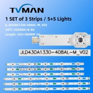 APPLICABLE SAMSUNG UA43TU7000KXXT UA43TU7000K LED BLACKLIGHT  BN96-50319 JL430A1330-408AL-M_V02